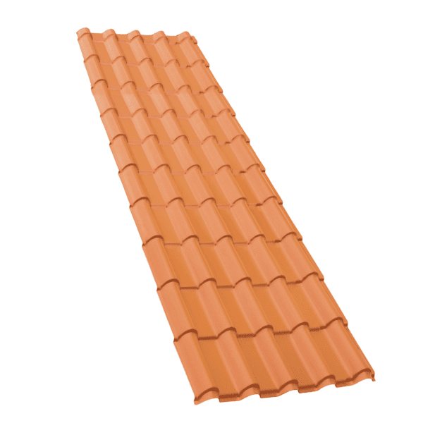 Plaque de couverture en PVC Francia, 2300x780 mm, Coloris Terre Naturelle