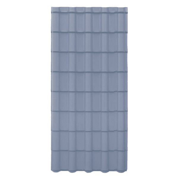 Plaque de couverture en PVC Francia, 2300x780 mm, Coloris Bleu Ardoise – Image 2